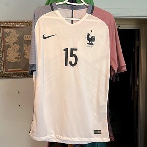 Nike Breathe Easy France 2016 National Away Kit #15 Paul Pogba XL